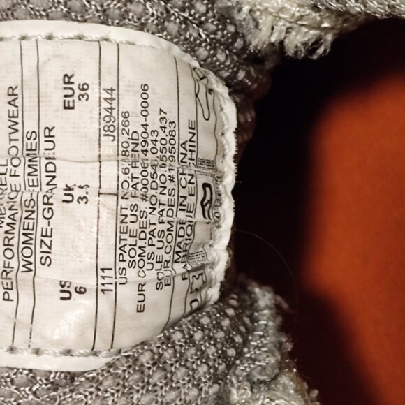 Merrell Siren Sport Olive Women's Size 6 Hiking Shoes Vibram Sneakers Camping - Picture 5 of 7